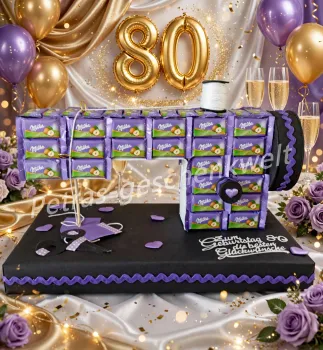Schokoladen Nähmaschine zu Geburtstag